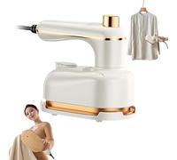 Ailsion Steamer, Ailsion Steam Iron, Handheld Portable Steam Iron,2 In 1 Mini Travels For Travel And Home for Clothes Wrinkles (Beige)