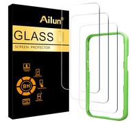 Ailun 3 Pack Screen Protector for iPhone 17 / iPhone 16 Pro [6.3 inch] with Installation Frame, Tempered Glass, Sensor Protection, Dynamic Island Compatible, Case Friendly