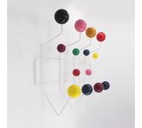 AILZCFX Perchero Bola De Madera, Perchero con 14 Ganchos, Perchero De Pared, Perchero con Bolas De Colores Perchero para Entrada, Pasillo, Dormitorio, Baño