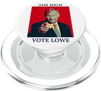 Aim High Vote Lowe PATRIOTAS BRITÁNICOS Reino Unido Orgullo del Reino Unido PopSockets PopGrip para MagSafe