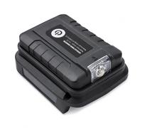 Aim Tools Adaptador de Batería Fuente de Alimentación Compatible con Batería de Iones de Litio Makita de 14,4V/18V/21V con Luz de Trabajo LED y Puertos USB Duales Cargador