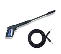 Aim Tools Pistola de Gatillo de Conexión Rápida para Limpiadoras a Presión Bosch con Boquilla de pulverización y 5m Manguera de Lavado con Accesorios de Conexión Rápida