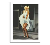 AIMA Marilyn Monroe - Póster mural (22 x 30 cm), color blanco y negro