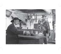 AIMA Póster de pared Clint Eastwood y Lee Van Cleef 22 x 30 cm - Impresión de pared en blanco y negro cine póster vintage sin marco - Room Decor Impresiones de cocina, dormitorio - Imán de regalo