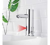 AIMADI Grifo Lavabo Sensor Automatico Grifo con Sensor Grifo Baño Mezclador Grifo de Lavabo Bidet Grifo Lavabo Cromado