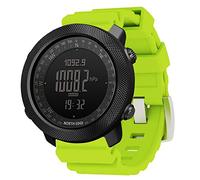 AIMAISEN Hombre Reloj Inteligente Deportes al Aire Libre Reloj Digital Impermeable Reloj de Pulsera Militar con brújula Cronómetro Altímetro Medición de Altura/presión de Aire para Correr (Green)