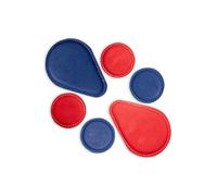 AIMAN GZ - Par Biomagnético Dr. Goiz Kit 6 Imanes Neodimio 12000 Gauss - 3 Pares Biomagnetismo Profesional 1 Par Grande (MPB010-AMZ) y 2 Pequeños (MPB0003-AMZ)