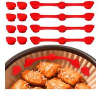 Aimant Silicone Pour Friteuse Sans Huile - Lot D'Attaches Magnétiques Résistantes | Accessoires Universels Pour Friteuse Airfryer, Verrouillage Sécurisé Préparation Repas, Snacks & Dîner Familial