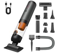 AIMAX Aspirador inalámbrico portátil 4 en 1 con batería de 20000 Pa/120 W/40 min, batería de 7800 mAh, 2 Modos de succión y soplado, Carga rápida USB-C en 2,5 h para Coche, mesas de Oficina