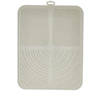 AIME - Alfombra rectangular antidesalezas para gato, tamaño: 41,5 x 32 cm, color Blanco