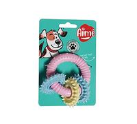 Aimé Aro de Juguete Mordedor para Perros Pequeños y Cachorros | Color Pastel | 10 cm