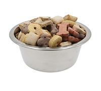 Aime - Cuenco de acero inoxidable para perro, 21,5 cm, 1,75 L