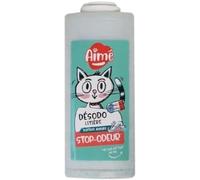 Aimé | Desodorante Arenero Gato Neutralizador de Olores 700 ml | Gránulos Absorbentes Fabricados a partir de Tobermorita | Ambientador Arenero para Gatos que Absorbe Malos Olores | Fragancia Marina