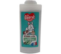 Aimé | Desodorante Arenero Gato Neutralizador de Olores 700 ml | Gránulos Absorbentes Fabricados a partir de Tobermorita | Ambientador Arenero para Gatos que Absorbe Malos Olores | Fragancia Eucalipto