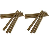 Aimé - Juego 6 Fundas Abrasivas Perchas - Cubre Percha Jaulas para Pajaros - Mantiene Percha Limpia e Higiénica - Todo Tipo de Jaulas y Aves - Fáciles de Limpiar - Periquitos - Pajaros Decorativos