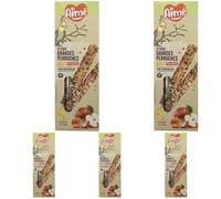 Aimé | Sticks de Huevos y Frutas | Alimento para Comedero Pajaros| Barritas a Base de Frutas Rojas y Huevos | Comida Periquitos Grandes | Comida Agapornis | Enriquecido con Vitaminas | 2 x 115 g