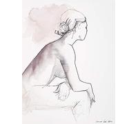 Aimee Del Valle Lienzo Impreso Lundi 30 x 40 cm, Lona, Multicolor, 30 x 40cm