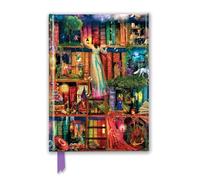 Aimee Stewart: Treasure Hunt Bookshelves (Foiled Journal) (Flame Tree Notebooks)