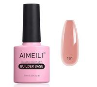 AIMEILI Builder - Base de gel 8 en 1 para reconstrucción de uñas - Esmalte semipermanente lechoso UV LED Soak Off Gel - 10 ml