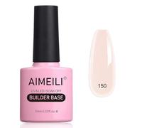 AIMEILI Builder - Base de gel 8 en 1 para reconstrucción de uñas - Esmalte semipermanente nude UV LED Soak Off Gel Colores 10 ml