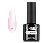 AIMEILI Esmalte Semipermanente Gel UV para Uñas Rosa Pink 8ml Color Gel Soak Off UV&LED Rosa Larga Duración Fácil Aplicación Ideal para Nail Manicura Salon Home DIY, 1007