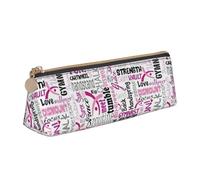 AIMeinn Gymnastics - Estuche de piel de alta capacidad con estampado rojo para lápices, 21 x 5 x 5 cm, organización de maquillaje para viajes escolares
