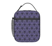 AIMeinn Haunted Mansion - Bolsa de almuerzo ligera con aislamiento escolar, portátil, funcional, familiar, viajes, universidad