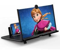 AiMeiteng Amplificador de Pantalla para Movil, 18 Pulgadas HD Lupa para Móvil, 3D Pantalla Aumento movil para Ver Películas y Videos, Lupa Pantalla Plegable para Todos los Smartphones