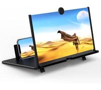 AiMeiteng Amplificador de Pantalla para Movil, 18 Pulgadas HD Lupa para Móvil, 3D Pantalla Aumento movil para Ver Películas y Videos, Lupa Pantalla Plegable para Todos los Smartphones