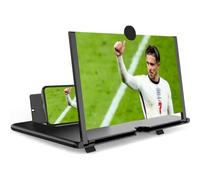 AiMeiteng Amplificador de Pantalla para Movil, 20 Pulgadas HD Lupa para Móvil, 3D Pantalla Aumento movil para Ver Películas y Videos, Lupa Pantalla Plegable para Todos los Smartphones