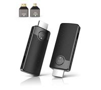 AIMIBO Kit de transmisor y Receptor HDMI inalámbrico, 2,4 G y 5,8 G, transmisor Receptor con 1080P HD Casting, Plug & Play HDMI Wireless Extender, Alcance de 165 pies/50 m para TV, proyector