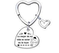 AIMINI Llavero Pareja Regalo Novio Novia Pareja Regalo Aniversario Regalo Mujer Cumpleaños Regalos de Parejas Regalos Llavero Mujer Hombre regalos san valentin mujer (5)