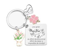 AIMINI Llaveros Profesores Regalos Originales Para Maestra Llaveros Regalos Profesora Infantil Regalo Profesor Regalos Para Profesores Infantil Llavero Maestro Regalo Maestro Llavero Graduación (2)