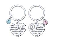 AIMINI Regalos San Valentín Regalos Parejas Llavero de Regalo para Novia o Novio Regalo Bodas Regalos Aniversario Regalos Cumpleaños Regalos Navidad Llavero mujer/hombre