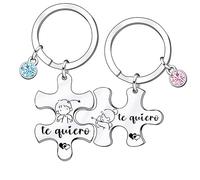 AIMINI Regalos San Valentín Regalos Parejas Llavero de Regalo para Novia o Novio Regalo Bodas Regalos Aniversario Regalos Cumpleaños Regalos Navidad Llavero mujer/hombre