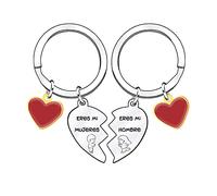 AIMINI Regalos San Valentín Regalos Parejas Llavero de Regalo para Novia o Novio Regalo Bodas Regalos Aniversario Regalos Cumpleaños Regalos Navidad Llavero mujer/hombre