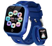 AIMIUVEI Reloj Inteligente Niño - Smartwatch Niños con Haga y Responder Llamadas, Audiolibros, 30 Juegos, SOS, Tarjetas de Aprendizaje de Inglés, Modo Escolar, Niños y Niñas