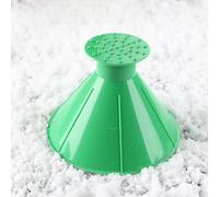 AIMQIAD Raspador de Nieve para Parabrisas de Coche, 1 Pieza, Pala de Hielo cónica, Herramienta para Quitar Nieve con Embudo, Compatible con BMW 2 Series F44 F45 F46 F22 F23 F87 G42 G87,3-Green