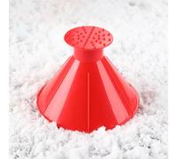 AIMQIAD Raspador de Nieve para Parabrisas de Coche, 1 Pieza, Pala de Hielo cónica, Herramienta para Quitar Nieve con Embudo, Compatible con BMW 4 Series F32 F82 F83 F33 G22 G23 G82 G83,1-Red