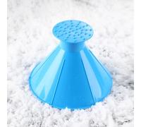 AIMQIAD Raspador de Nieve para Parabrisas de Coche, 1 Pieza, Pala de Hielo cónica, Herramienta para Quitar Nieve con Embudo, Compatible con BMW 2 Series F44 F45 F46 F22 F23 F87 G42 G87,4-Blue