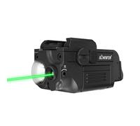 AIMWIN WL10 GL Linterna Táctica con Láser Verde 900 Lúmenes para Pistolas, Luz de Arma Recargable Magnética Compatible con Rieles 1913 y GL