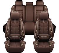 AIMXGBPS Fundas para Asientos de Coche en Cuero para Renault Austral E-Tech Hybrid 2023-2024, Juego Completo de 5 Piezas, Protectores de Asiento Impermeables Antideslizantes,Coffee
