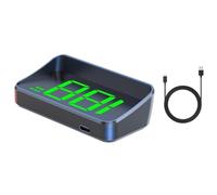 AIMXGBPS HUD de Coche para Mitsubishi Mighty MAX, Velocímetro Digital Pantalla Head-Up para Autos Claro Proyección de Velocidad del Parabrisas del Coche,Green