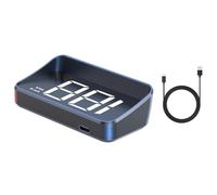 AIMXGBPS HUD de Coche para Mitsubishi Mighty MAX, Velocímetro Digital Pantalla Head-Up para Autos Claro Proyección de Velocidad del Parabrisas del Coche,White