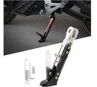 AIMXGBPS Soporte Lateral para Motocicleta para Yamaha YFZ450R SE/YFZ450R Special Edition/YFZ450X SE, Soporte Lateral Ajustable con Bloqueo de Resorte, Soporte Antideslizante para Motode Aluminio CNC