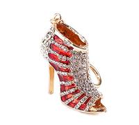 Ain, Jordan Llavero Zapato, Tacones Llavero, Tacón Alto Llavero, Rojo Tacón Alto Llavero, Diamantes de Imitación Llavero Nuevo Zapato de Cristal Tacón Alto Colgante Diamante de