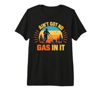 AIN’t Got No Gas in It Funny Lawn Mower Yard Humor Retro Camiseta Premium