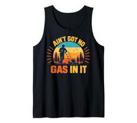 AIN’t Got No Gas in It Funny Lawn Mower Yard Humor Retro Camiseta sin Mangas