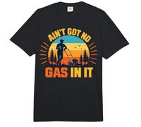 AIN’t Got No Gas in It Funny Lawn Mower Yard Humor Retro Comfort Colors Adult Heavyweight T-Shirt