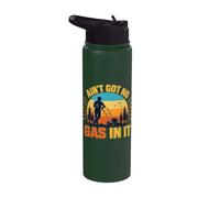 Ain’t Got No Gas in It Funny Lawn Mower Yard Humor Retro Stainless Steel Insulated Water Bottle